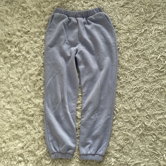 Zara Purple Plush Jogging Pants - Picture 2 of 3
